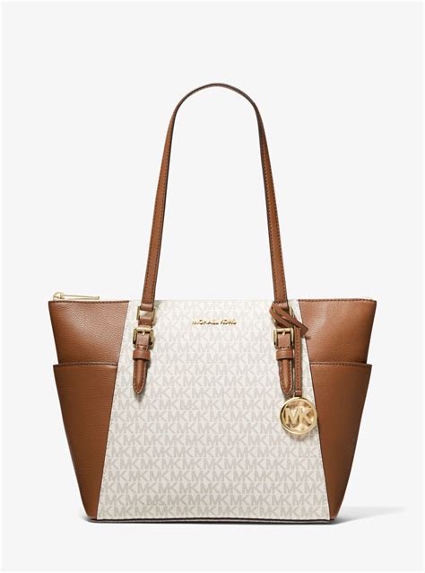 michael kors charlotte large logo|michael kors charlotte large tote.